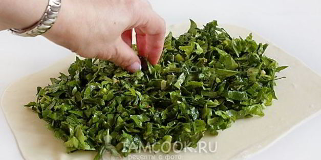 лепешки с зеленью по-кавказски