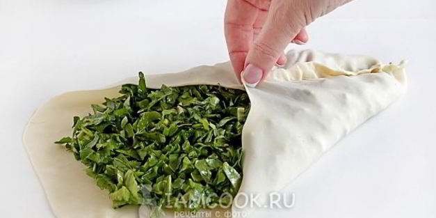 лепешки с зеленью по-кавказски