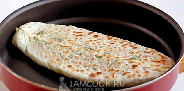 лепешки с зеленью по-кавказски