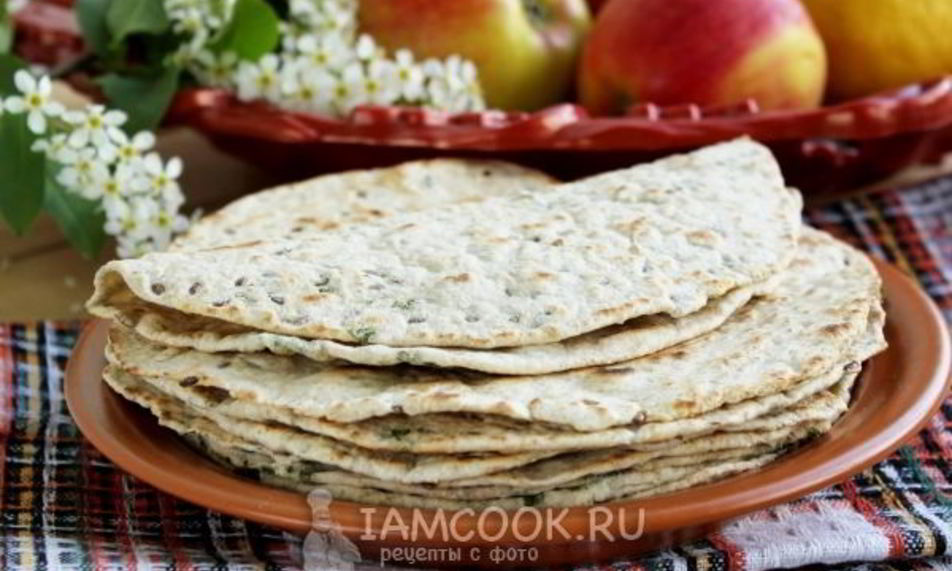 Рецепт лепешки с зеленью