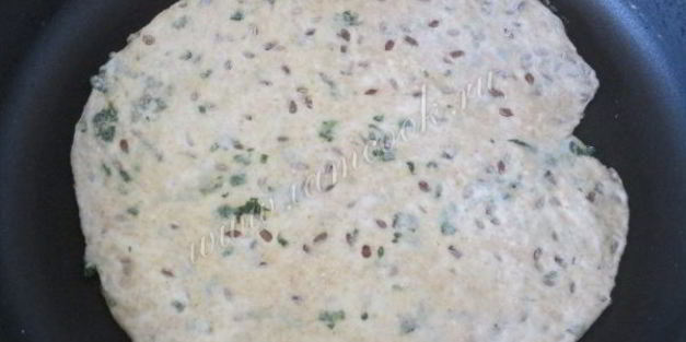 лепешки с зеленью