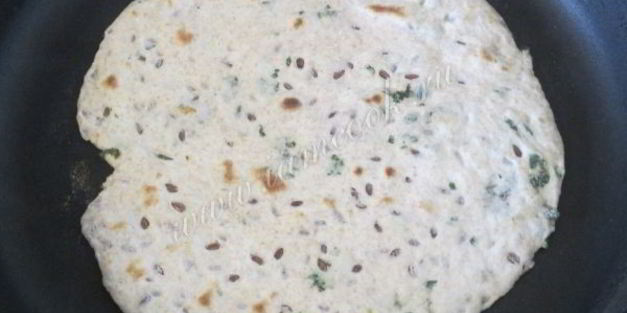 лепешки с зеленью