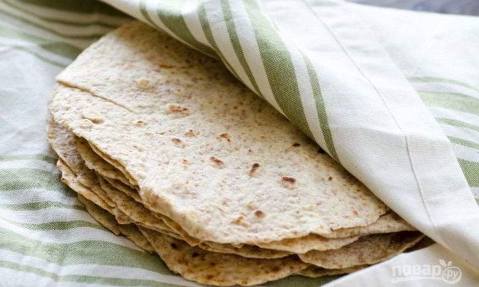 Рецепт мексиканская лепешка тортилья