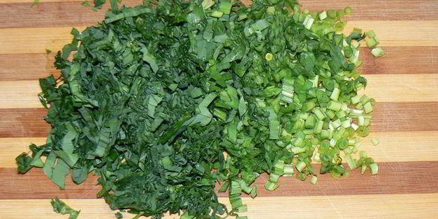 осетинские лепешки с черемшой и сулугуни по-сибирски