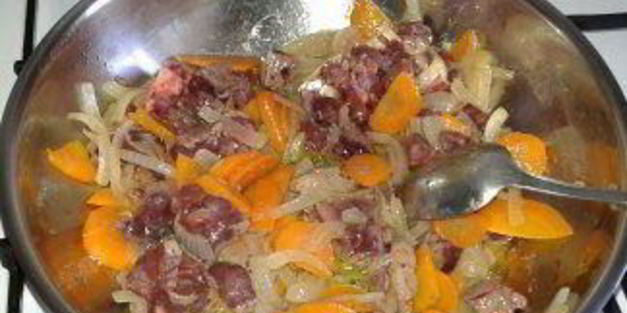 пита с паштетом из куриной печени