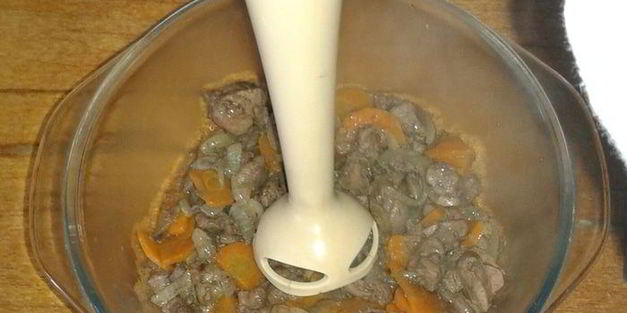 пита с паштетом из куриной печени