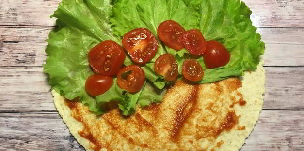 сосиски в лепешках