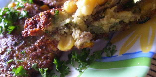 тайские кукурузные лепешки