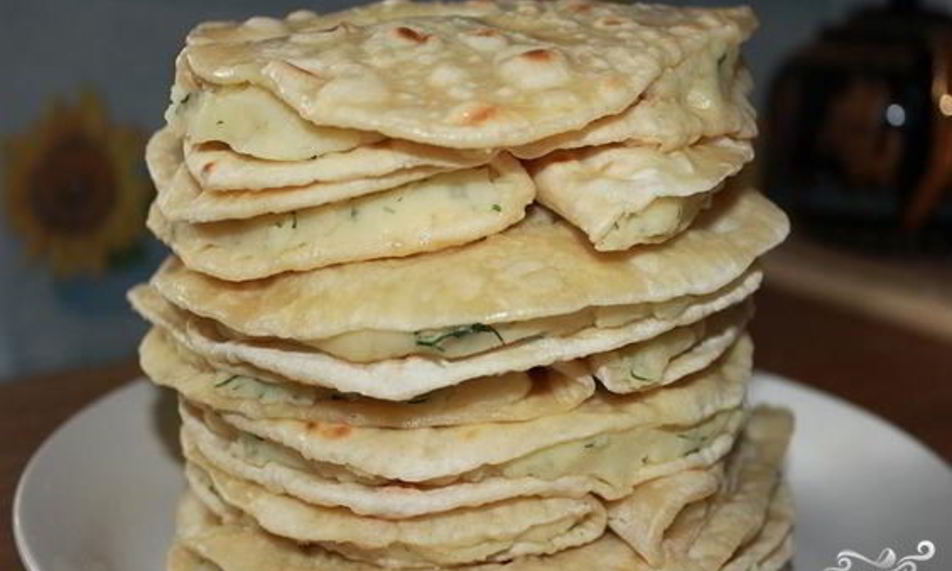 Рецепт татарские лепешки с картошкой