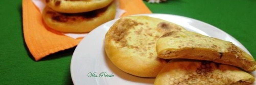 Тыквенные лепешки с начинкой