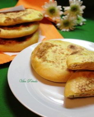 Тыквенные лепешки с начинкой