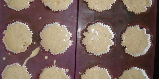 абрикосовые маффины с миндальным штрейзелем