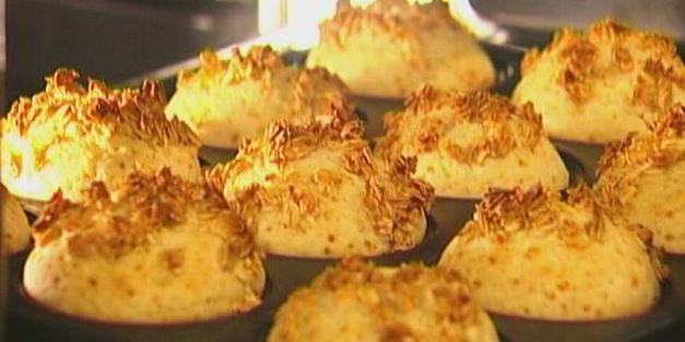 банановые маффины с овсяными хлопьями и медом