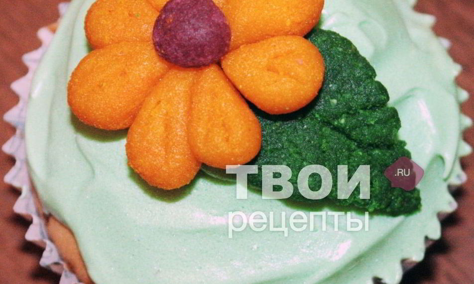 Рецепт двухцветные маффины
