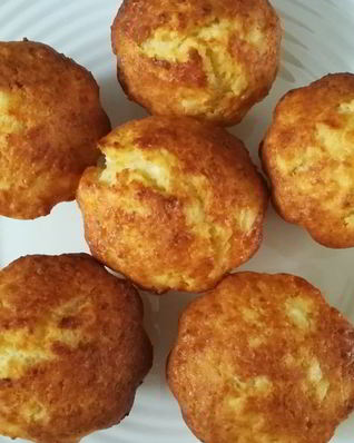 Кокосово-творожные маффины