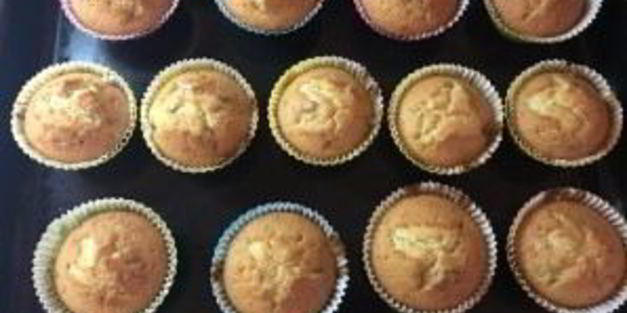 лимонно-мятные маффины на сметане