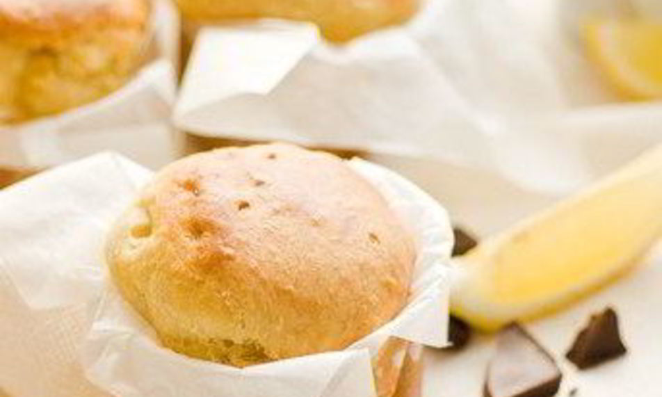 Рецепт лимонные маффины с джемом