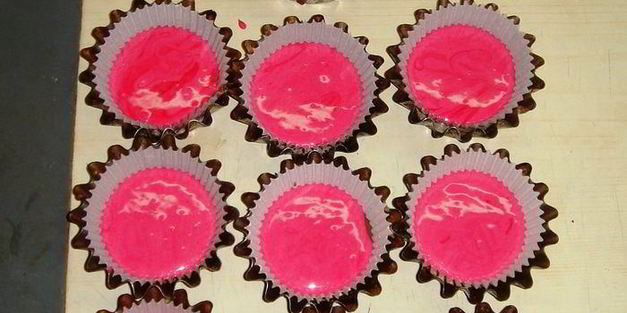 маффины радужные