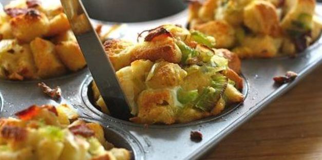 маффины с беконом и шалфеем