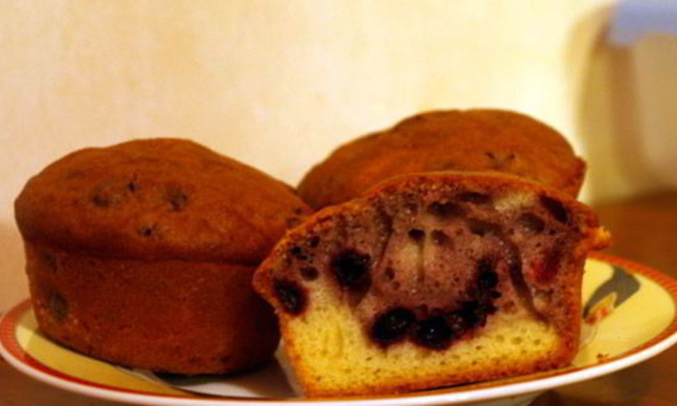 Рецепт маффины с черникой