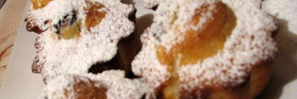 Маффины с ежевикой