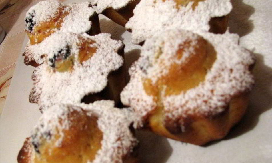 Рецепт маффины с ежевикой