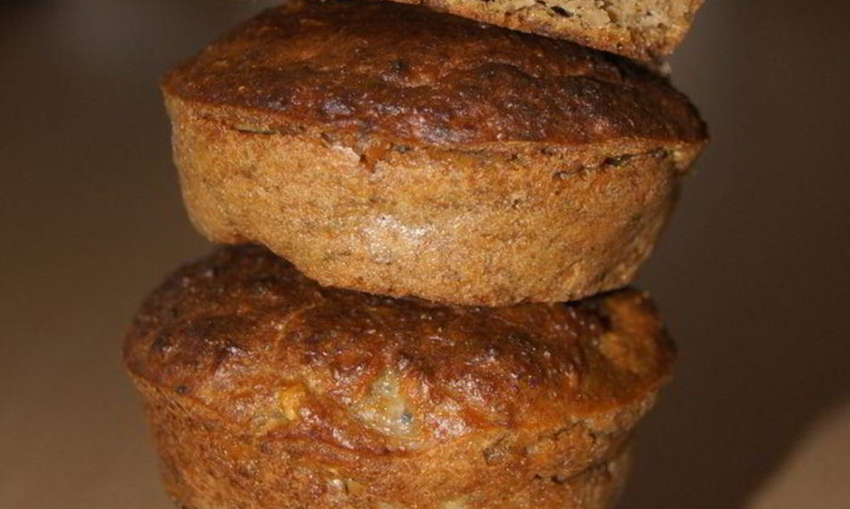 Рецепт маффины с грушей и грецким орехом