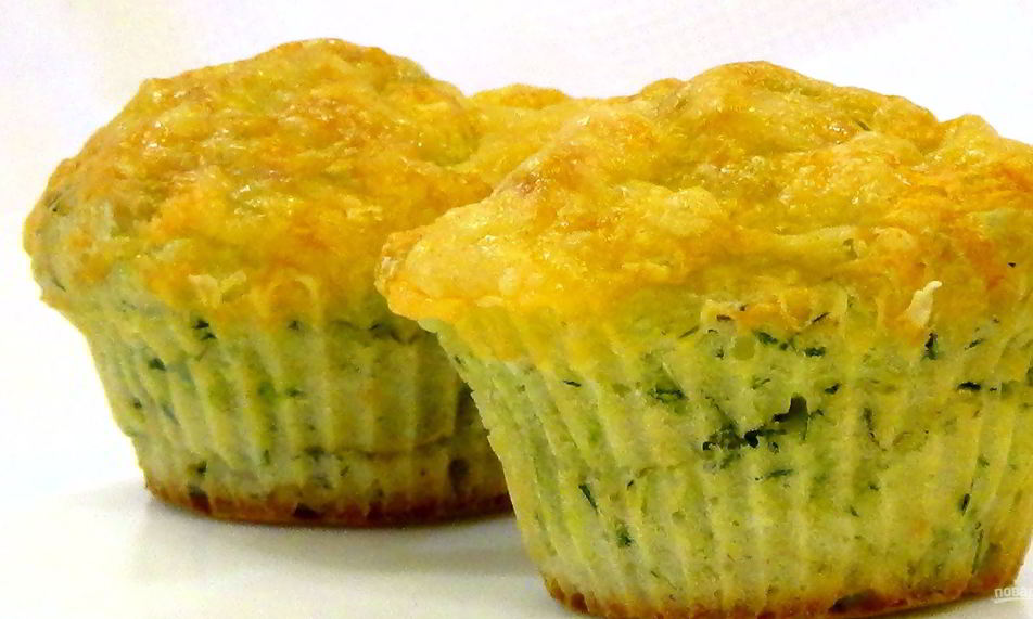 Рецепт маффины с кабачками