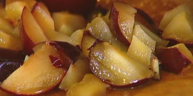 маффины с хлопьями и сливами