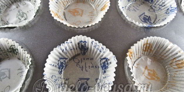 маффины с клубникой