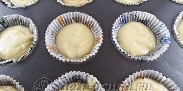 маффины с клубникой