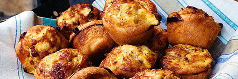 Маффины с луком