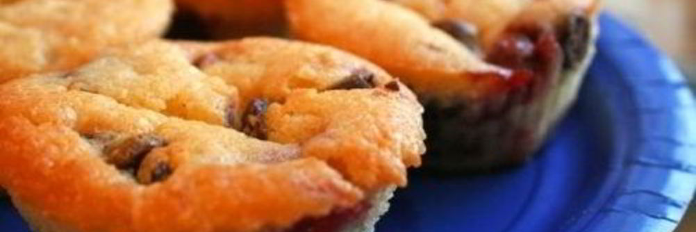 Маффины с малиной