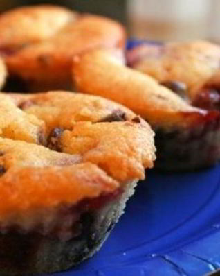 Маффины с малиной