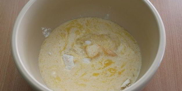 маффины с ревенем и марципановым штрейзелем