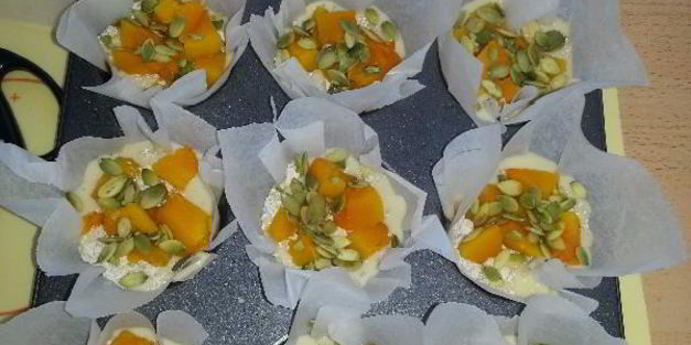 маффины с розмарином и тыквой