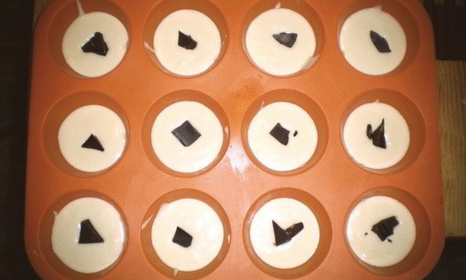 Рецепт маффины с шоколадной начинкой