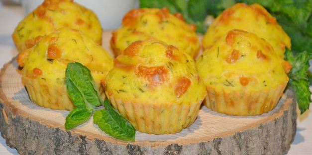 маффины с сыром