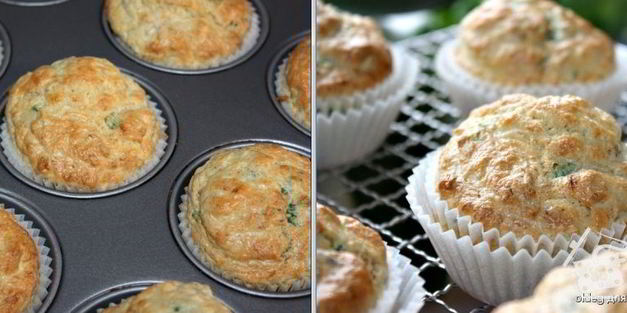 маффины с тунцом и цуккини