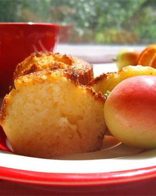 Маффины с творогом и яблоками