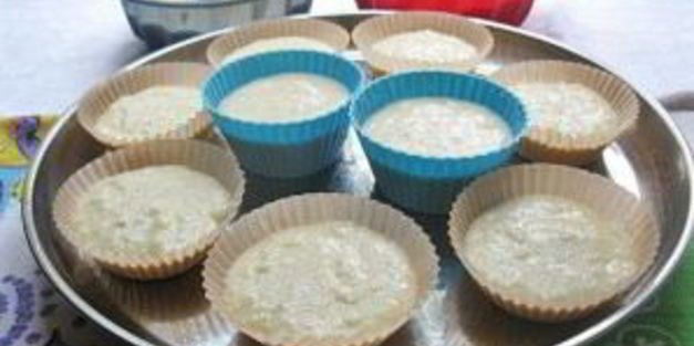 маффины с творогом и яблоками