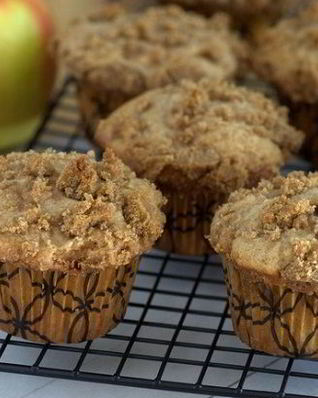 Маффины с яблоками и специями