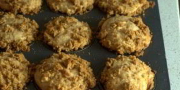 маффины с яблоками и специями