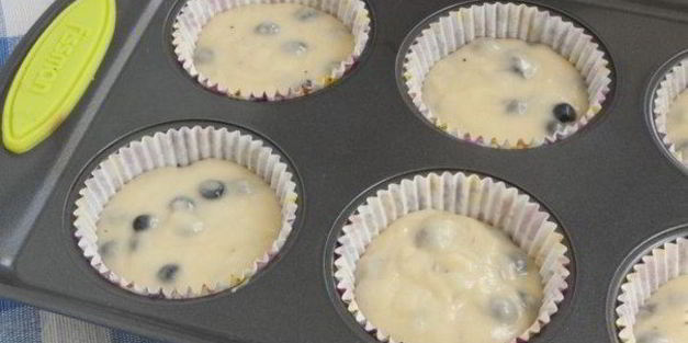 маффины с ягодами