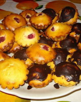 Маффины со сгущенкой