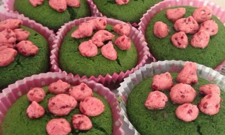 Рецепт маффины со шпинатом и белым шоколадом