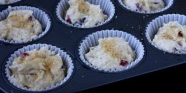 маффины со смородиной