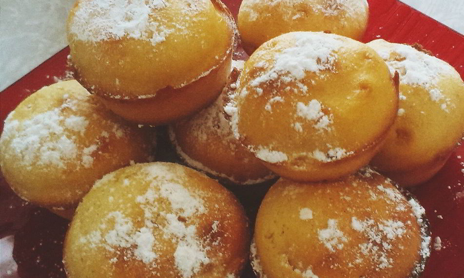 Рецепт манные маффины с курагой