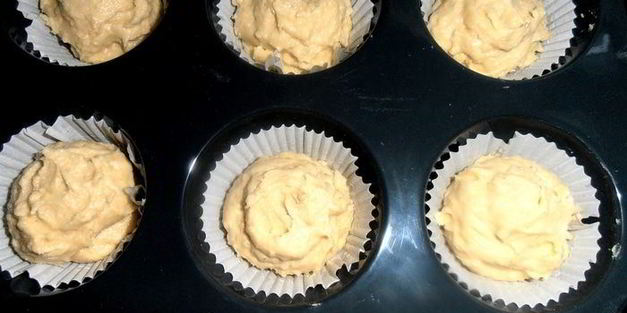 миндальные маффины с сюрпризом