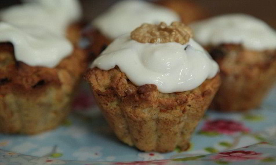 Рецепт морковные маффины с грецкими орехами